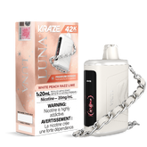 Kraze Luna 42K White Peach Razz Lime Disposable Vape